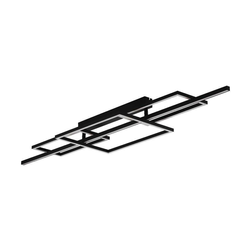 Eglo 390282 "PUEBLA" 150 Cm Uzunluğunda Çelik Siyah Tavan Armatürü