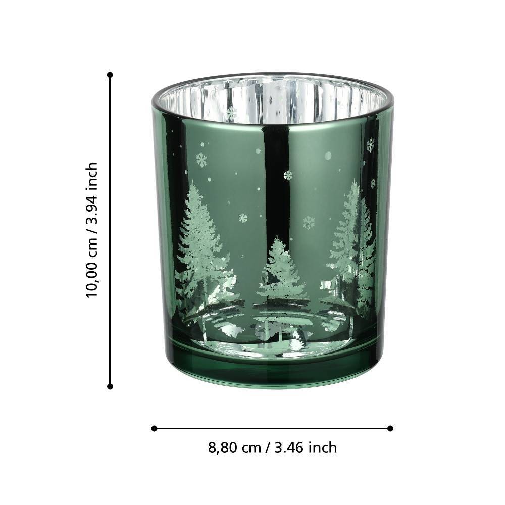 Eglo 422513 "LUKUT" 10 Cm Yüksekliğinde Yeşil Dekoratif Mumluk