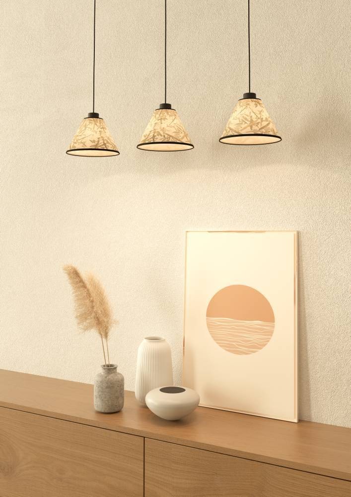 Eglo 43943 "OXPARK" 110 Cm Yüksekliğinde Çelik Siyah Sarkıt Avize