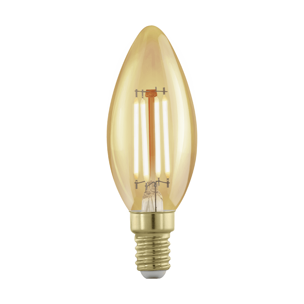 Eglo 110069 E14-Led-C35 Ampul 1X4W Amber 1700K 300 Lümen Dim Edilebilir