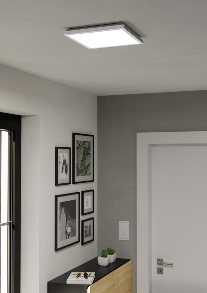 Eglo 901474 "ROVITO-Z" 29 Cm Uzunluğunda Beyaz Plastik Led Panel Ip44