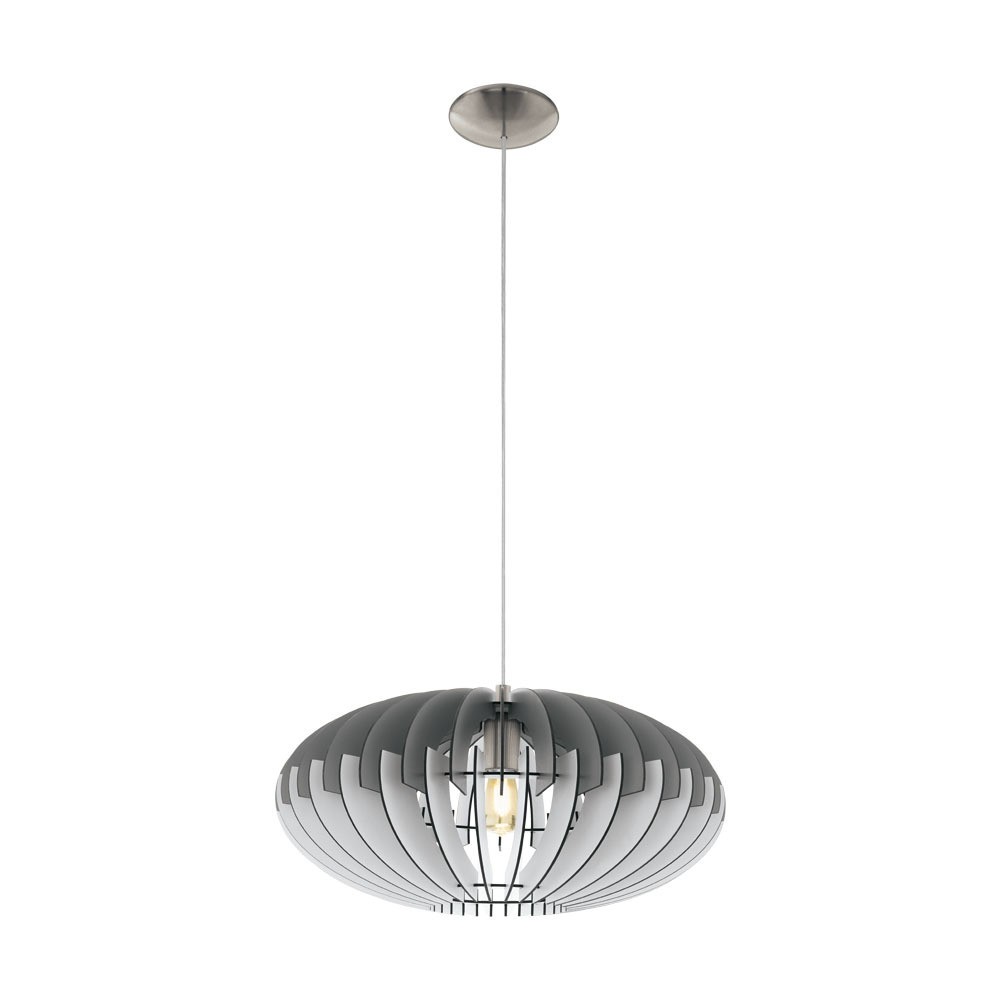 Eglo 32833 "SOTOS 1" 50 Cm Çapında Çelik Nikel Mat Sarkıt Avize