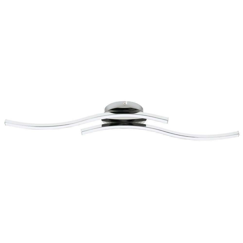 Eglo 33468 İç Mekan " Cabezas " Krom Renk Alüminyum Duvar / Tavan Lambası Ip20 Led Max: 2X5W En: 66 Cm