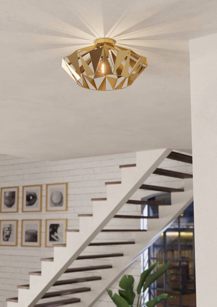 Eglo 43908 "CARLTON" Çelik Gold Tavan Armatürü