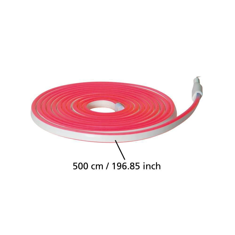 Eglo 900223 "FLATNEONLED" 500 Cm Uzunluğunda Dış Mekan Bahçe Aydınlatması Ağaç Kırmızı Led Şerit Ip44