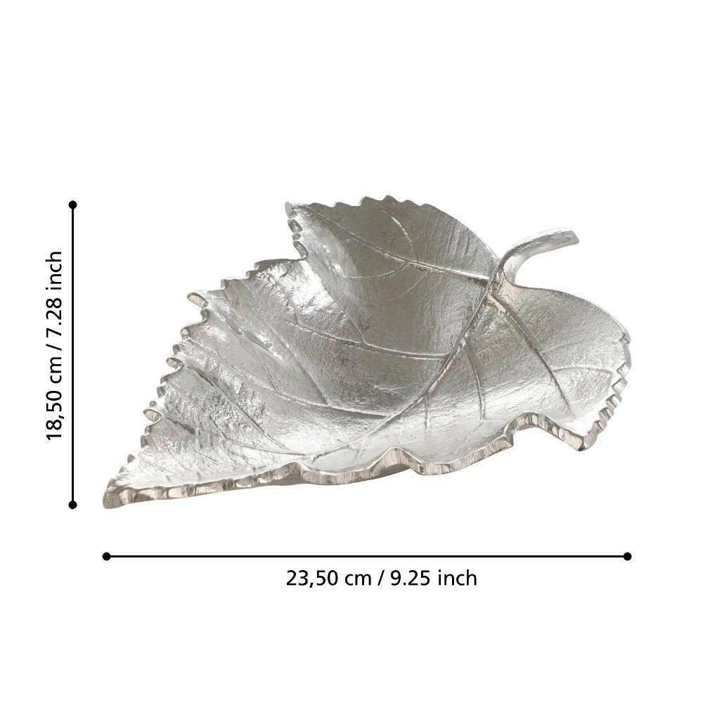 Eglo 427006 "FORLEYET" 23,5 Cm Uzunluğunda Dekoratif Alüminyum Nikel Kase