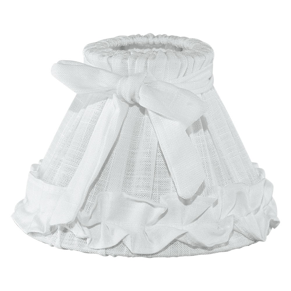 Eglo 49441 Tekstil Kumaş, Keten Beyaz E14 Abajur Ve Masa Lambası Şapkası