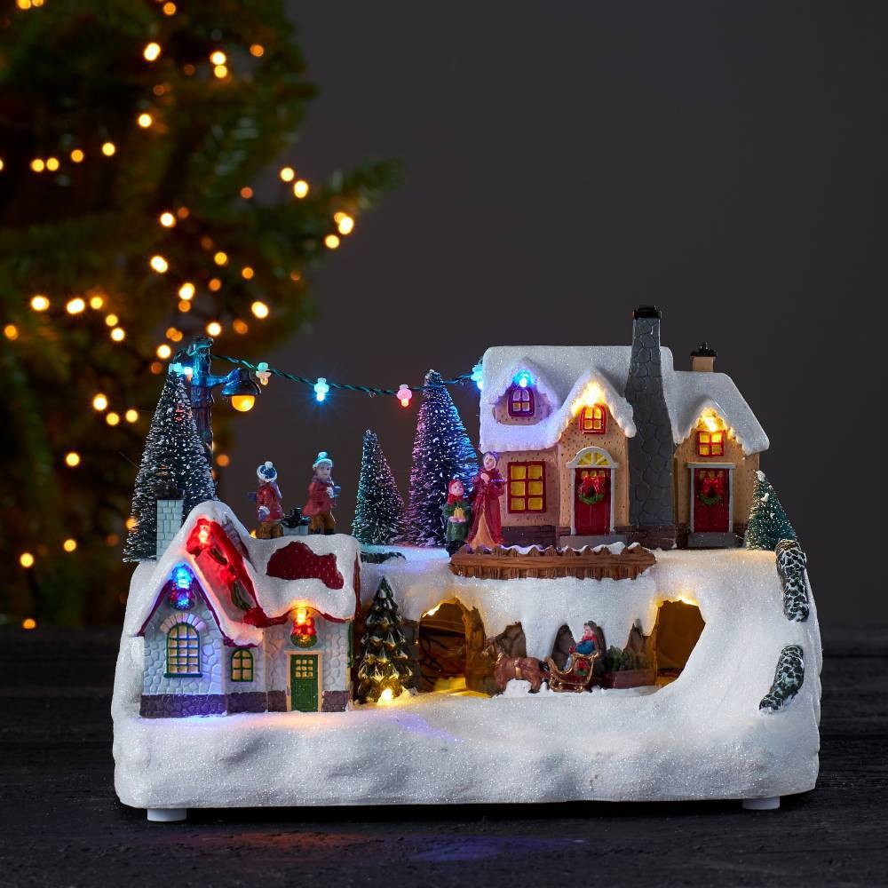 Eglo 992-32 "ICEVILLE" Renkli Ledli 20Cm Yüksekliğinde 29Cm Uzunluğunda Dekoratif Aydınlatma