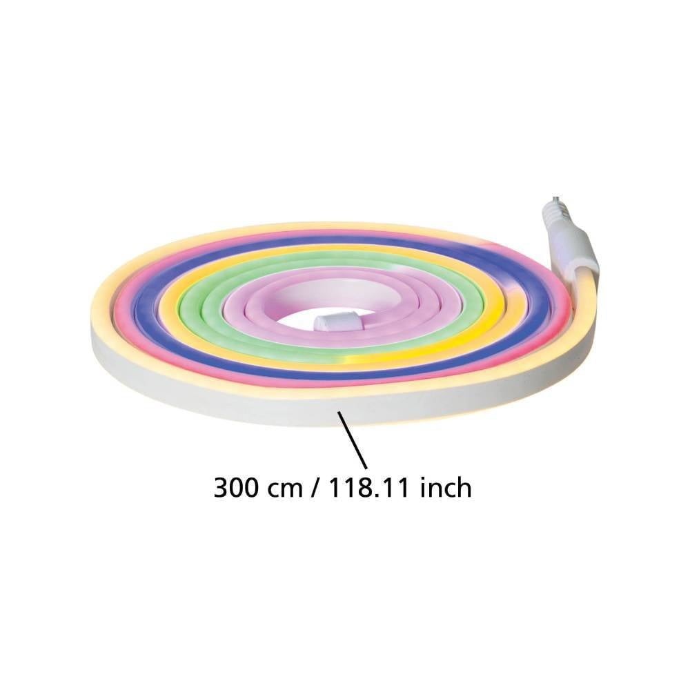 Eglo 900224 "FLATNEONLED" 300 Cm Uzunluğunda Dış Mekan Bahçe Aydınlatması Ağaç Renkli Led Şerit Ip44