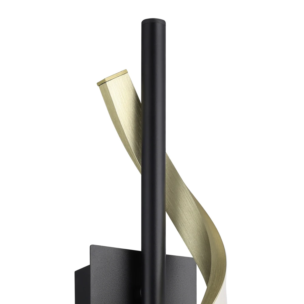 Eglo 902136 "CONAPRATO" Siyah, Fırçalanmış Pirinç Alüminyum, Çelik Duvar Aplik