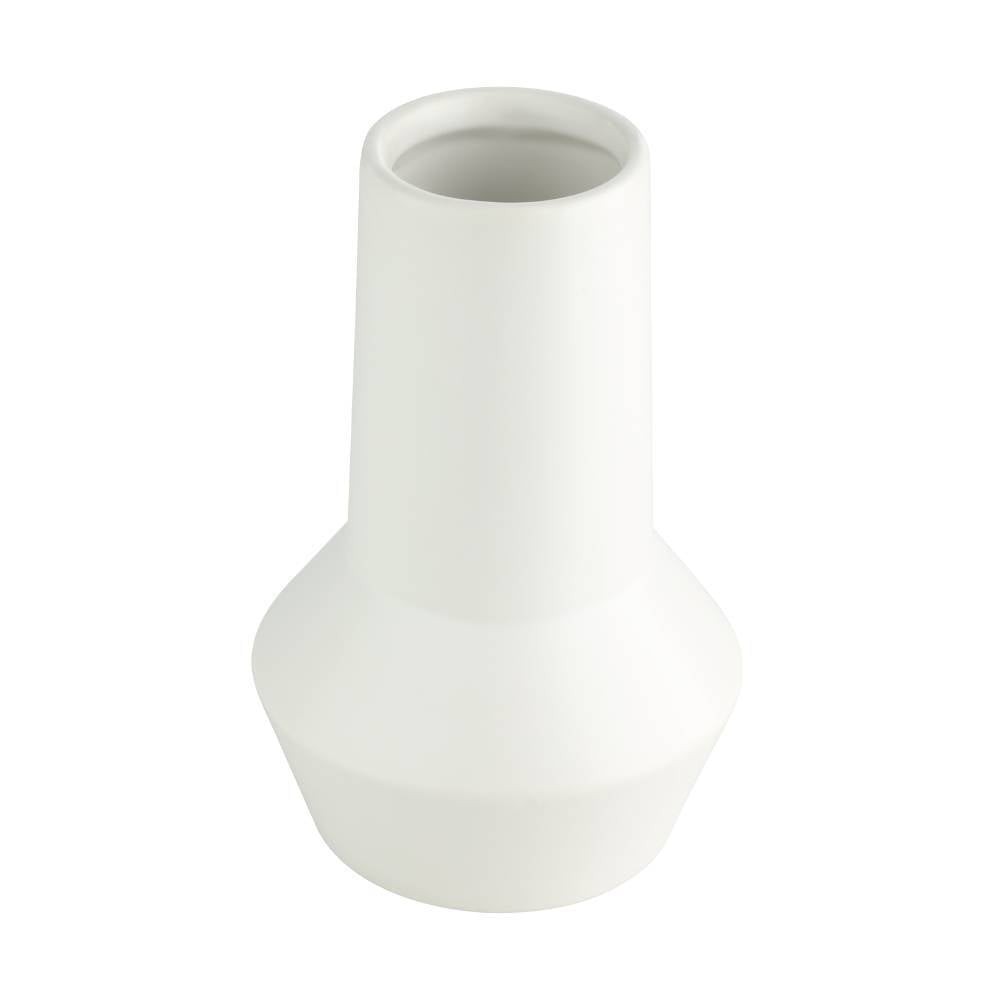 Eglo 421024 "HIRADO" 20 Cm Yüksekliğinde Beyaz Seramik Vazo