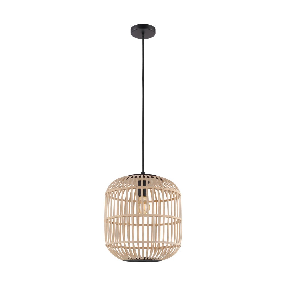 Eglo 43216 "BORDESLEY" 35 Cm Çapında Çelik Siyah Sarkıt Avize