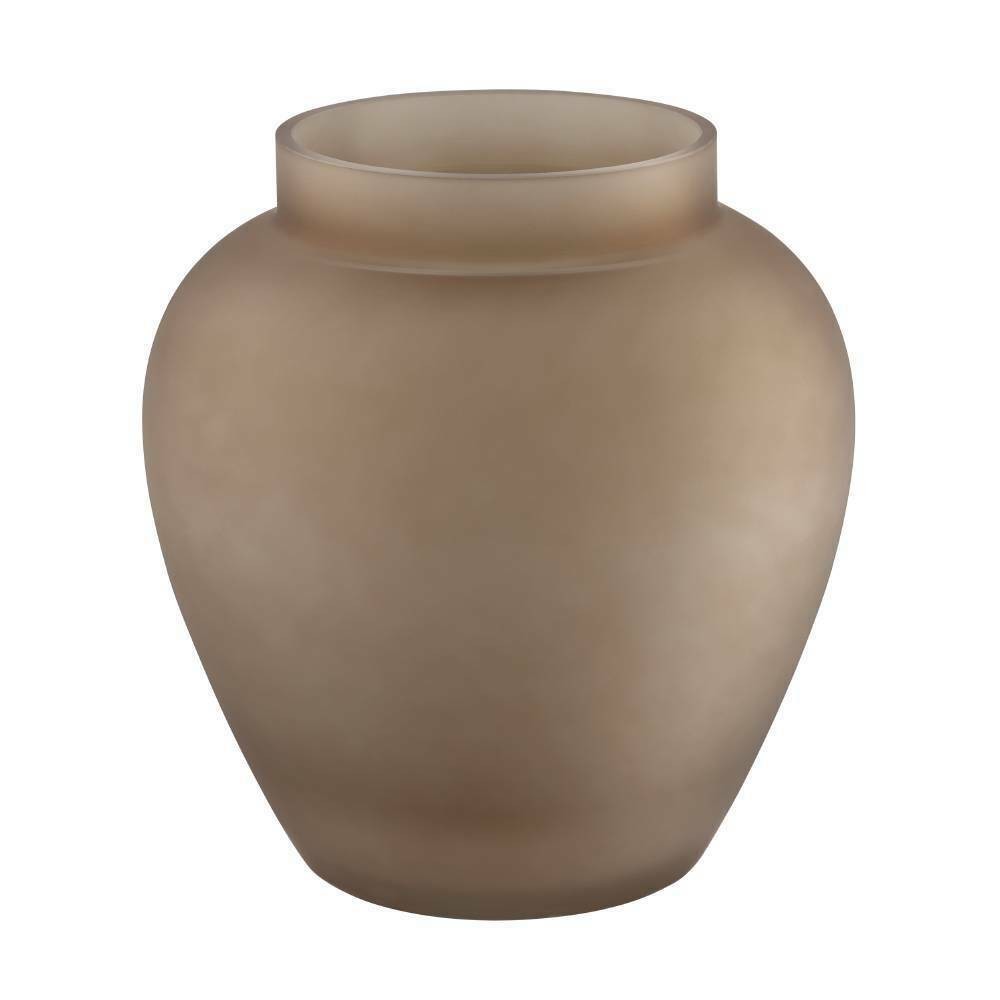 Eglo 421208 "ASINDRO" 23,5 Cm Yüksekliğinde Kahverengi Cam Vazo