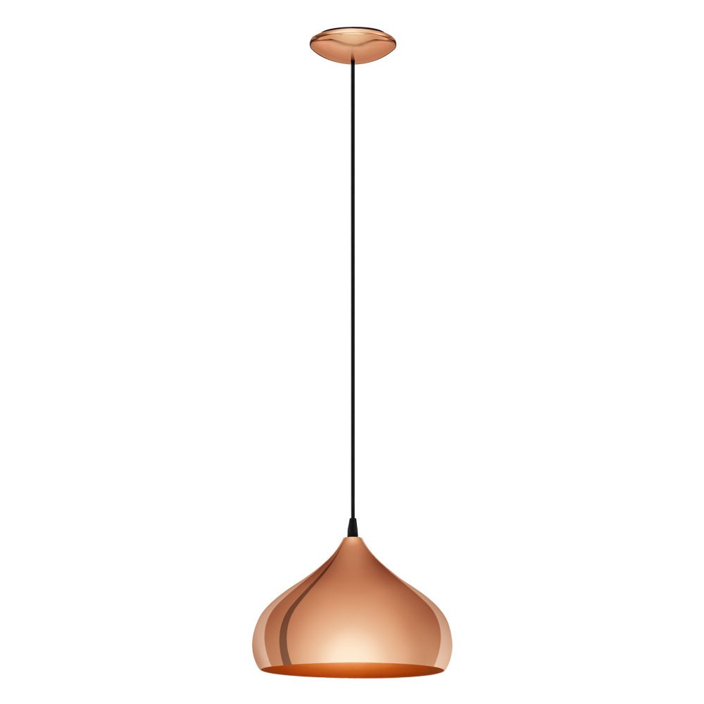 Eglo 49449 "HAPTON" 110 Cm Yüksekliğinde Çelik Bakır Sarkıt Avize