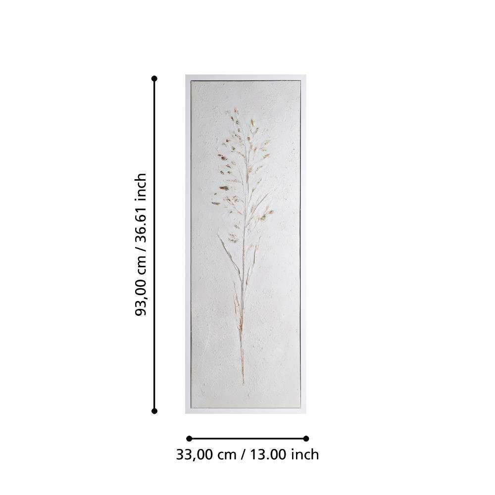 Eglo 423038 "ALAMINOS" 93 Cm Yüksekliğinde 33 Cm Uzunluğunda Dekoratif Duvar Tablo Resim
