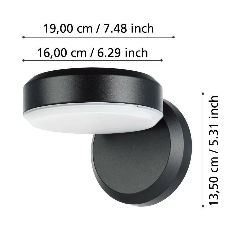 Eglo 900673 "FORNACI" Çelik Dış Mekan Bahçe Aydınlatması Aplik Ip54