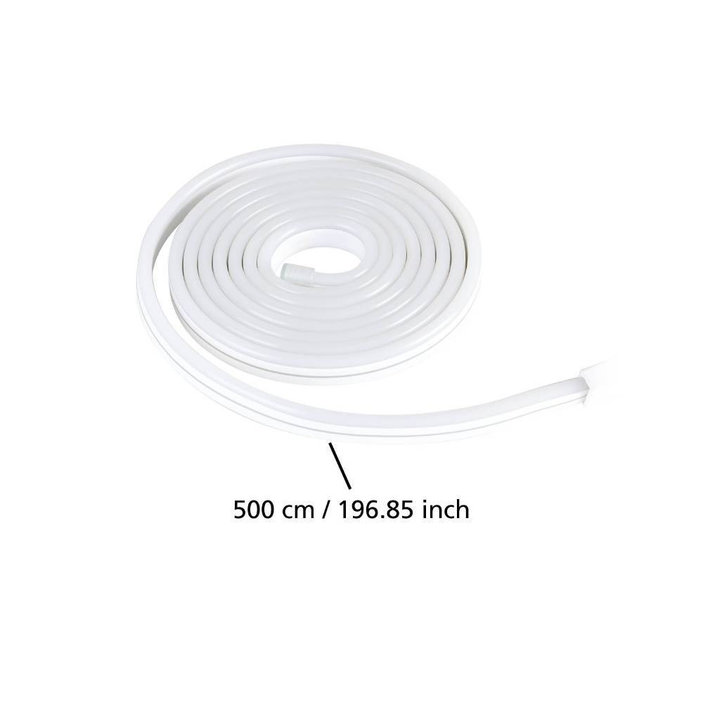 Eglo 901109 "NEON-STRIPE-Z" 500 Cm Uzunluğunda Plastik Beyaz Led Şerit RGB