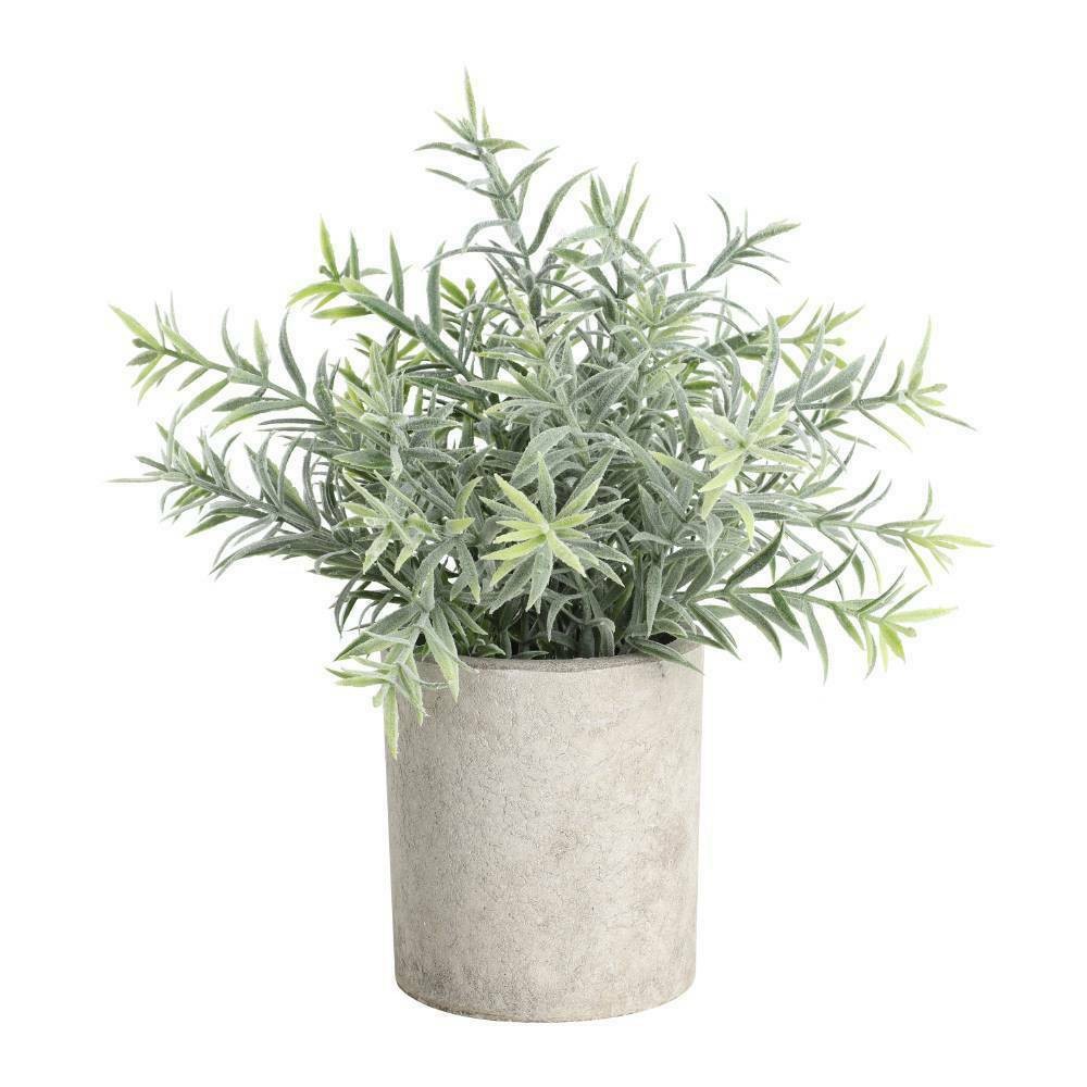 Eglo 428026 "CHITOSE" 24 Cm Yüksekliğinde Plastik Kahveengi, Yeşil Saksıda Yapay Çiçek