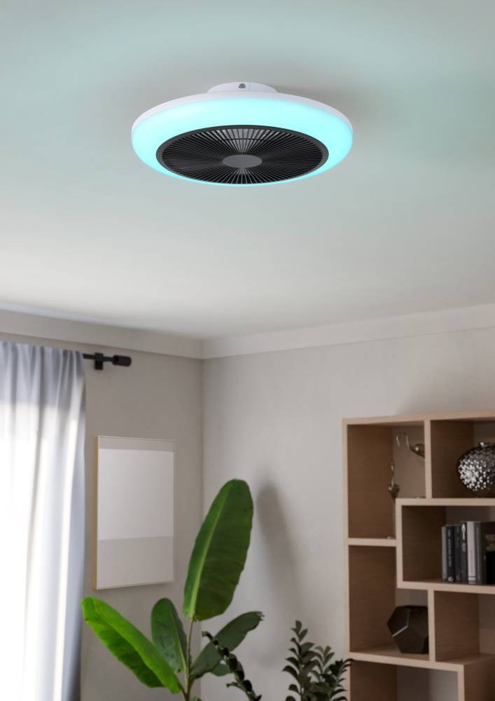 Eglo 35216 "SAYULITA 1" 46 Cm Çapında Abs Tavan Vantilatörü RGB