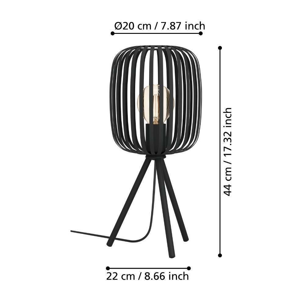 Eglo 900519 "ROMAZZINA" 43,5 Cm Yüksekliğinde Çelik Masa Lambası
