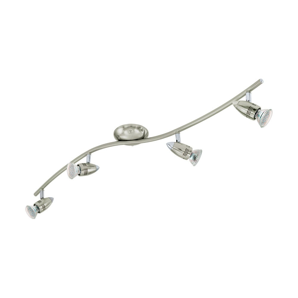 Eglo 92644 "MAGNUM-LED" 4X2,8W Çelik Nikel Mat, Krom Sıva Üstü Spot