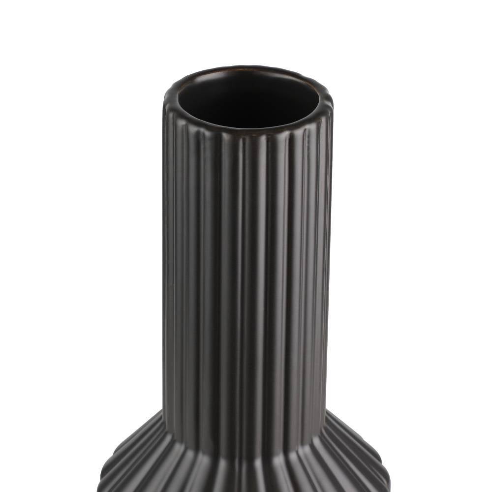 Eglo 421023 "HIRADO" 33,5 Cm Yüksekliğinde Siyah Seramik Vazo