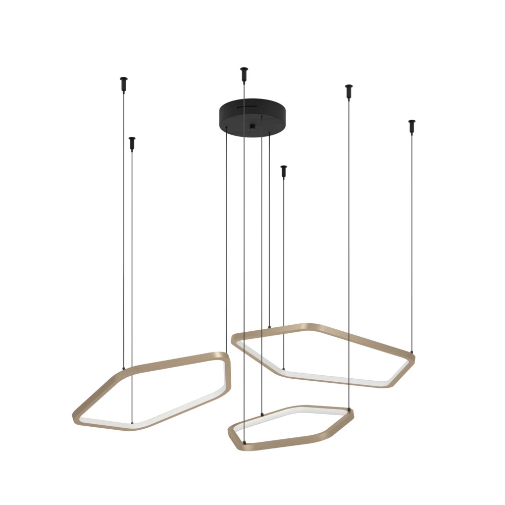 Eglo 390505 "ESTRELLA" 150 Cm Yüksekliğinde Alüminyum Çelik Sarkıt Avize