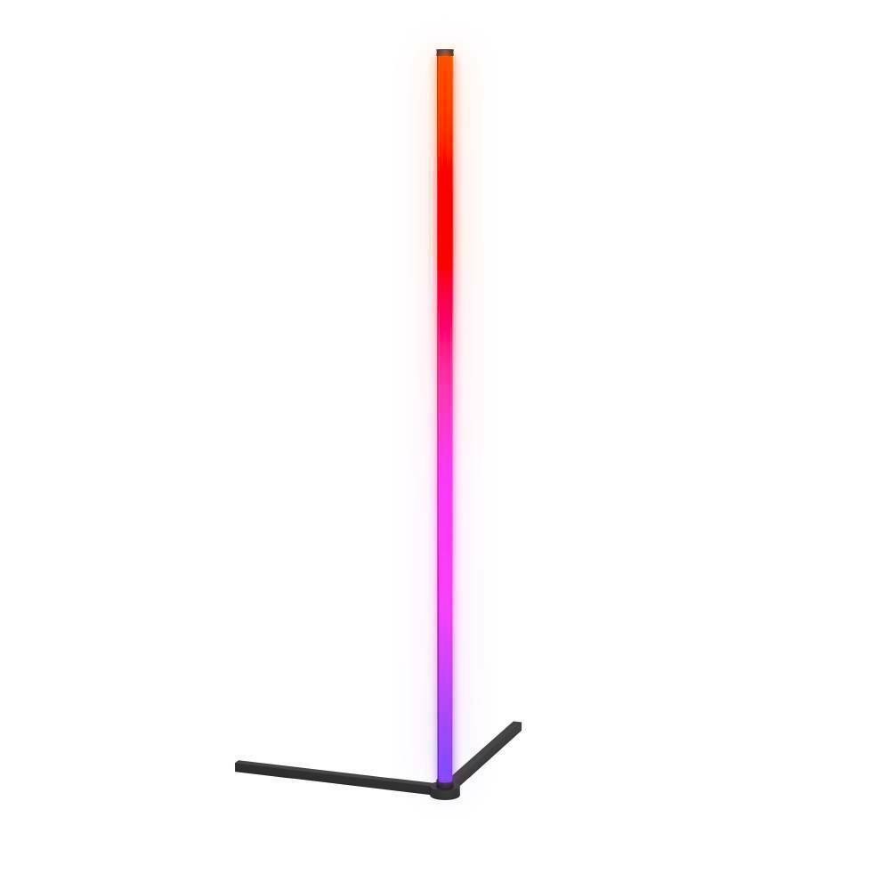 Eglo 75756 "RGBIC" 122,5 Cm Yüksekliğinde Çelik Köşe Lambası Lambader
