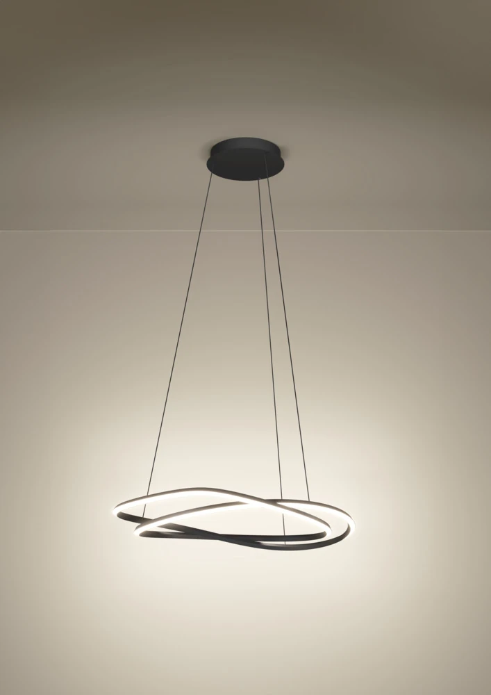 Eglo 390515 "GUNTIN" 180 Cm Yüksekliğinde Çelik Sarkıt Avize