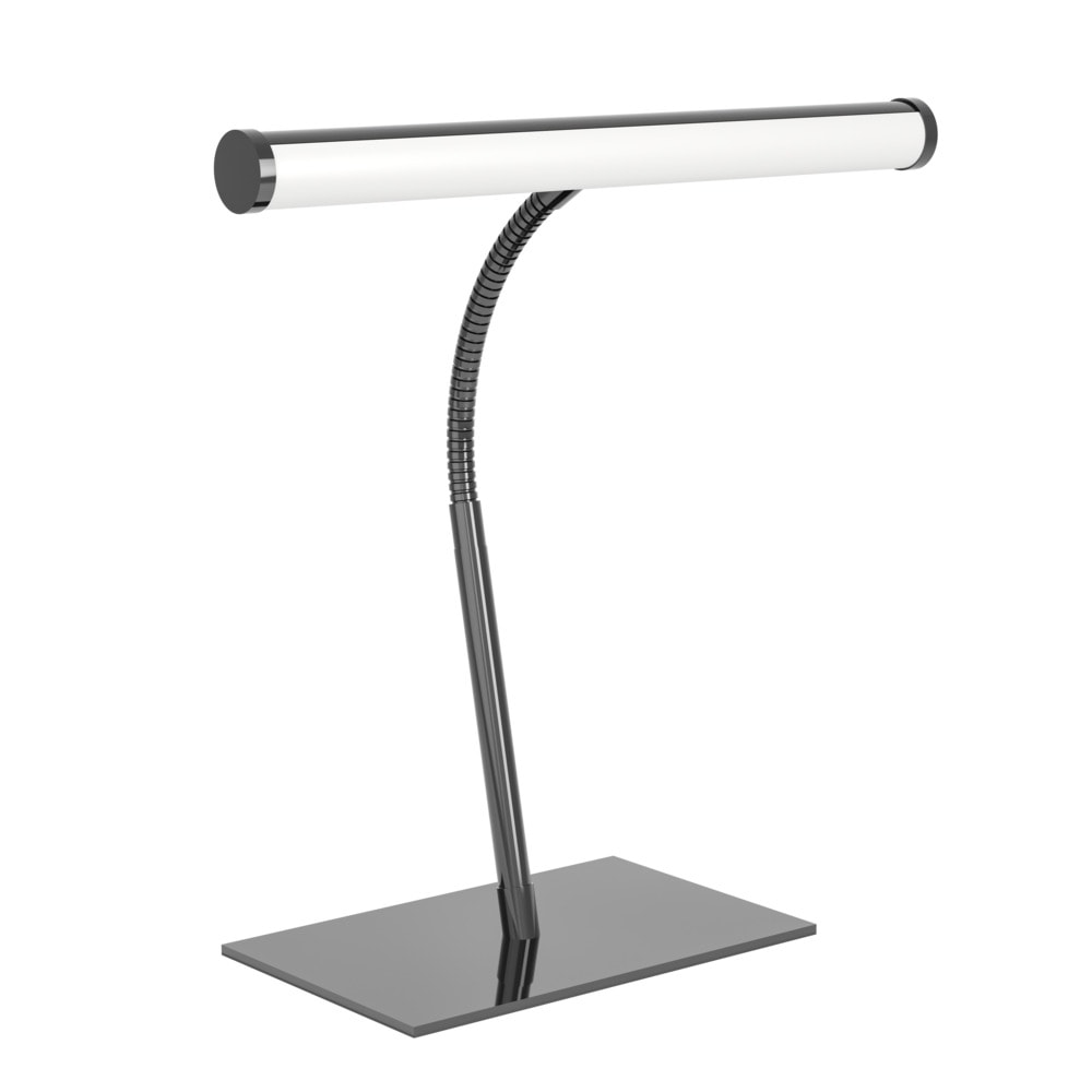 Eglo 901981 "RICCIONE" 39.5 Cm Yüksekliğinde Nikel Nero Çelik Alüminyum Dokunmatik Masa Lambası