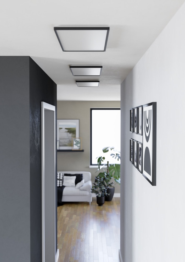 Eglo 901469 "ROVITO-Z" 57 Cm Uzunluğunda Siyah Plastik Led Panel Ip44