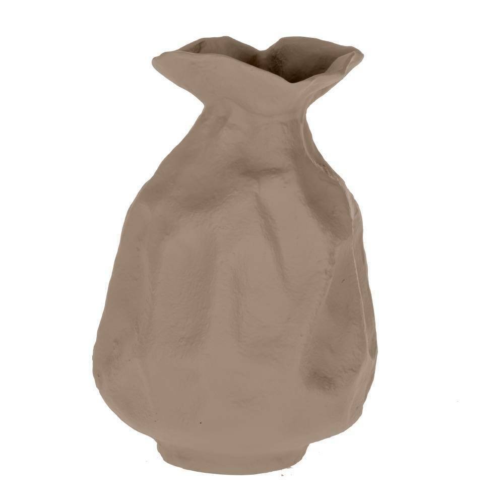 Eglo 421147 "TULUNAN" 30,5 Cm Yüksekliğinde Kum Rengi Metal Vazo