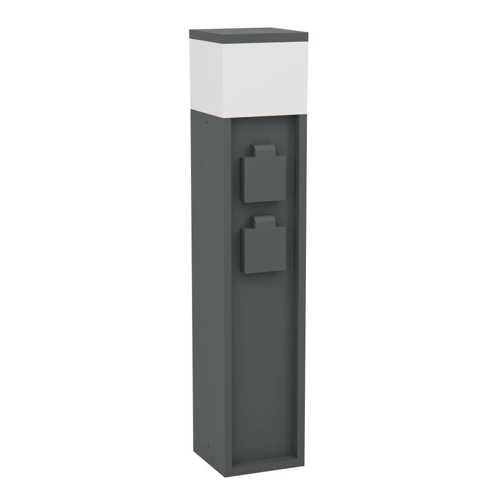 Eglo 901032 "PARK 5" 50 Cm Yüksekliğinde Alüminyum Dış Mekan Bahçe Aydınlatması Topraklı Piriz Ip54