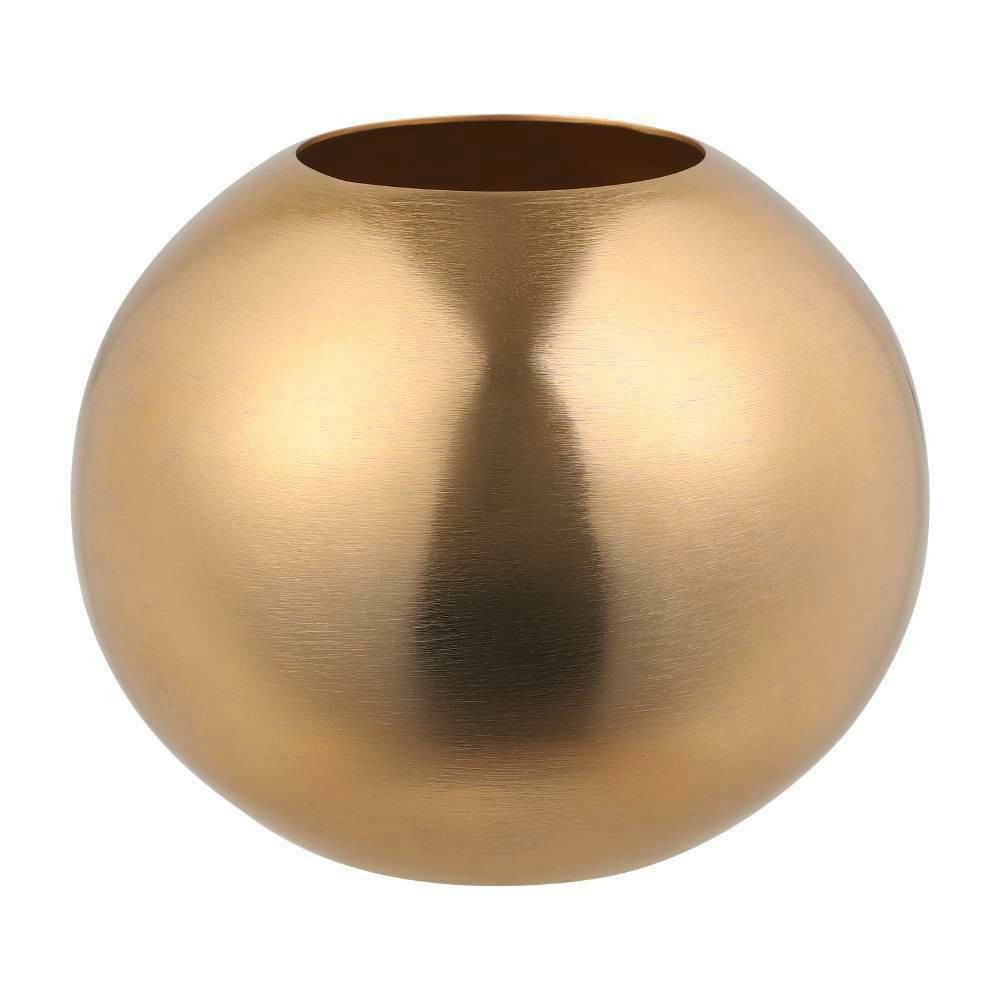 Eglo 421049 "ABUCAY" 16,5 Cm Yüksekliğinde Fırçalanmış Pirinç Metal Vazo