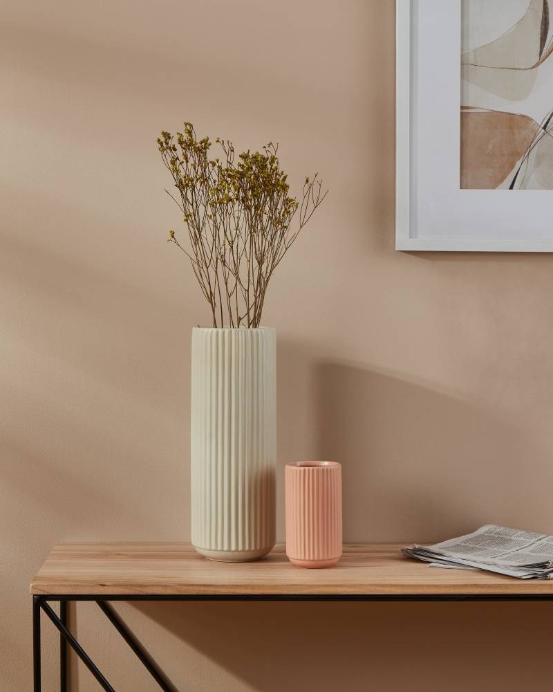 Eglo 421005 "MITANE" 15,5 Cm Yüksekliğinde Rose Seramik Vazo