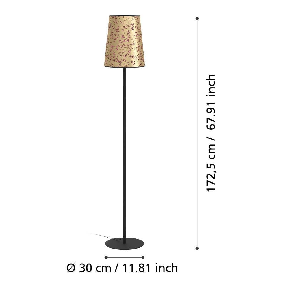 Eglo 390295 "CASTUERA" 172,5 Cm Yüksekliğinde Çelik Köşe Lambası Lambader