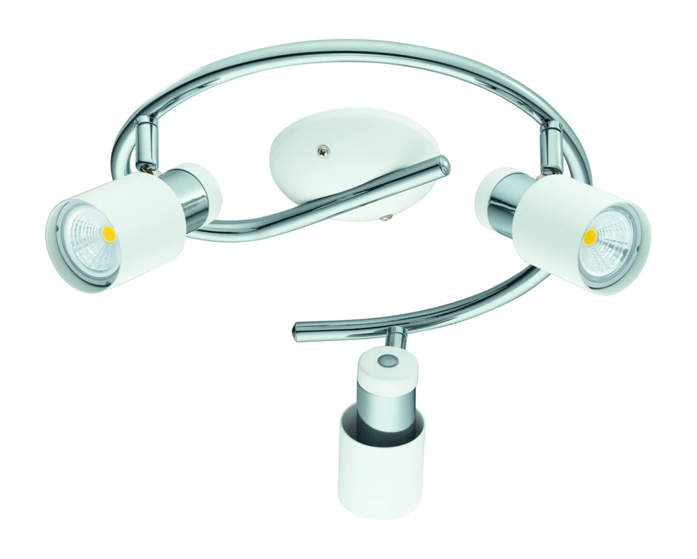 Eglo 32948 "DAVIDA-SD" 3X5W Krom, Beyaz Çelik Sıva Üstü Spot