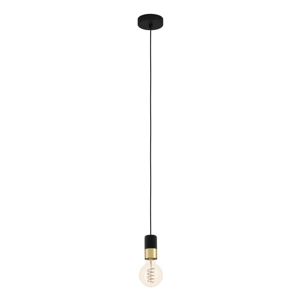 Eglo 31075 "CALARI" 150 Cm Yüksekliğinde Çelik Siyah, Pirinç Sarkıt Avize