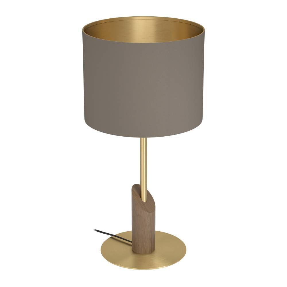 Eglo 390337 "SANTANDRIA" 58 Cm Yüksekliğinde Çelik, Ahşap Masa Lambası