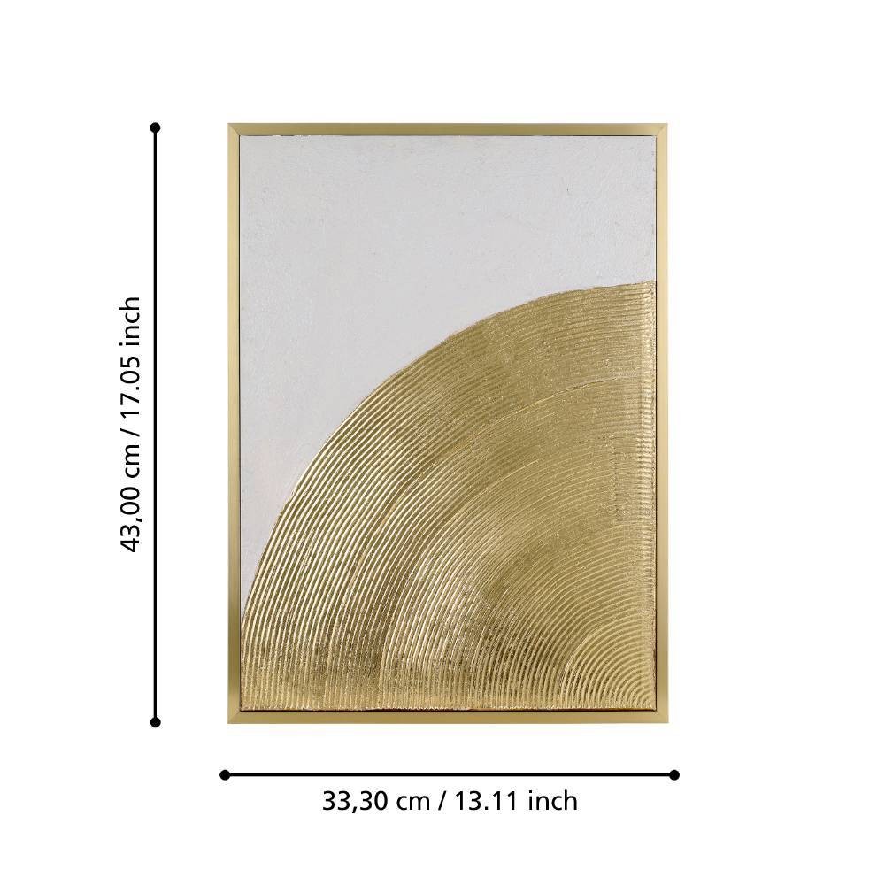 Eglo 423033 "ROBERVAL" 73 Cm Yüksekliğinde 53 Cm Uzunluğunda Dekoratif Duvar Tablo Resim 2'Li Set