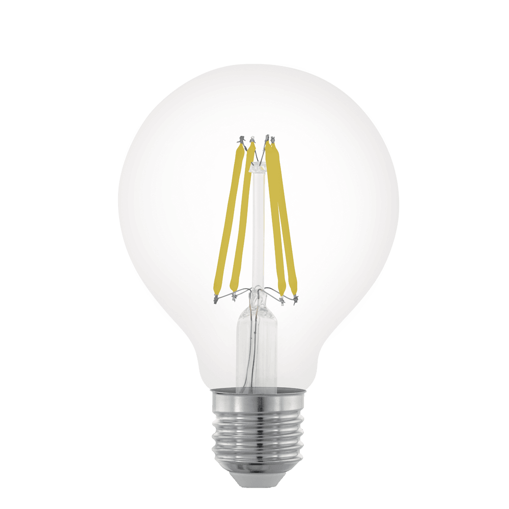 Eglo 110023 E27-Led-G80 Ampul 1X7,5W Şeffaf 2700K 806 Lümen Dim Edilebilir