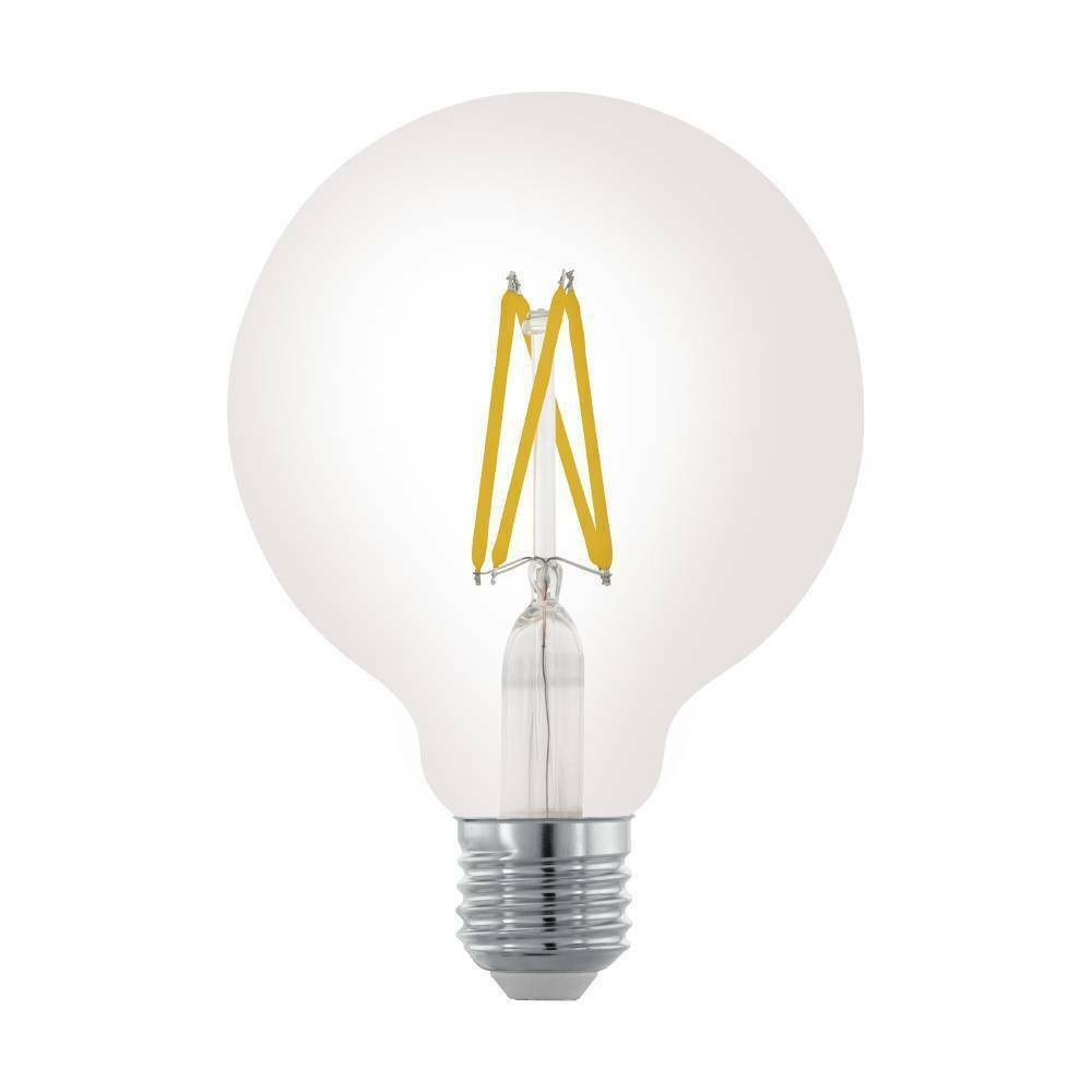 Eglo 110024 E27-Led-G95 Ampul 1X7,5W Şeffaf 2700K 806 Lümen Dim Edilebilir