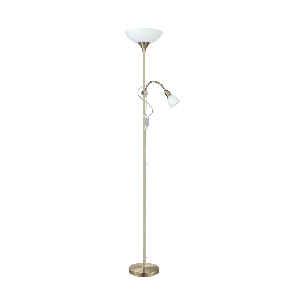 Eglo 82844 "UP 2" 176,5 Cm Yüksekliğinde Çelik Köşe Lambası Lambader