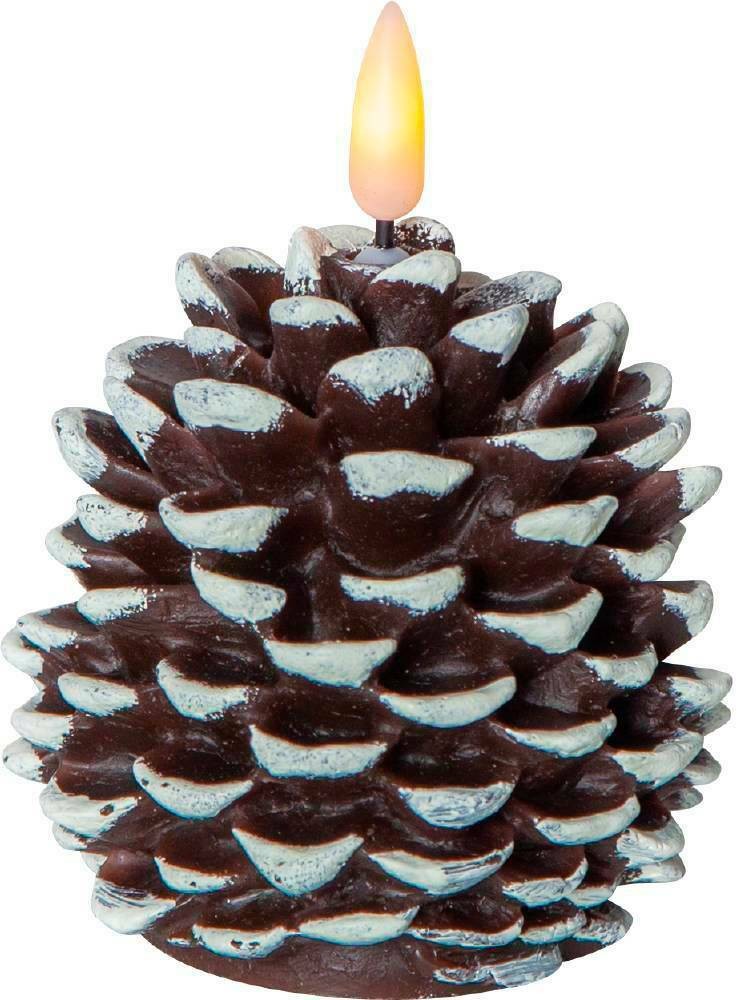 Eglo 062-68 "FLAMME CONE" Kahverengi Kozalak 10,5Cm Yüksekliğinde Led Mum