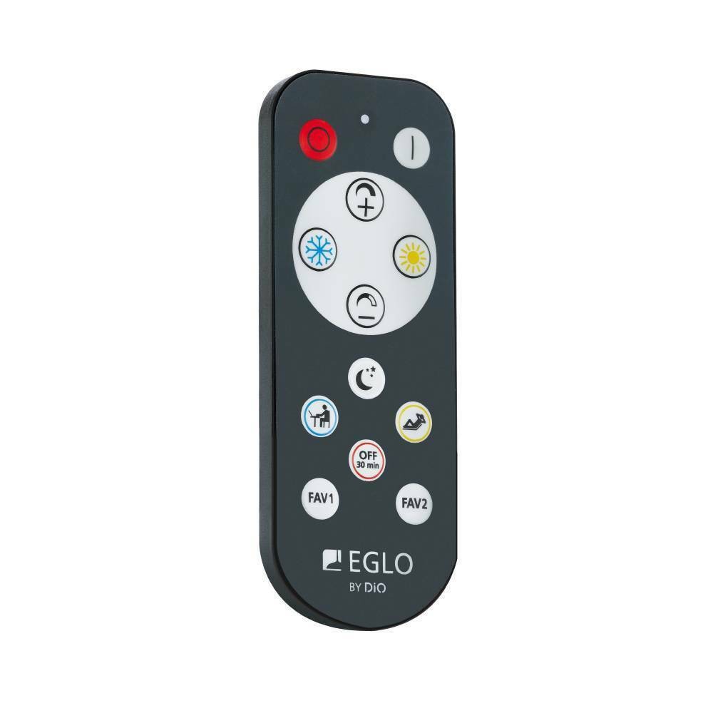 Eglo 900597 "PADULARI" 53,5 Cm Uzunluğunda Alüminyum, Çelik Siyah Tavan Armatürü