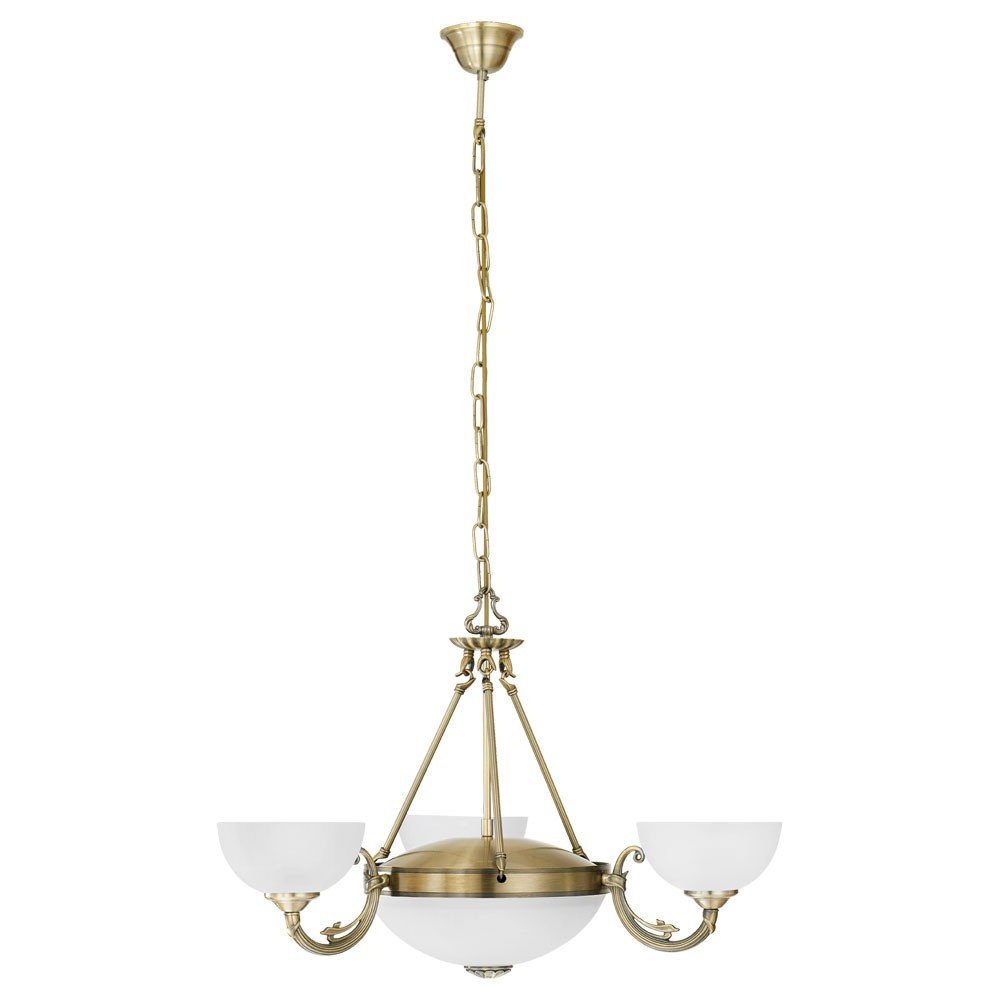 Eglo 82748 "SAVOY" 110 Cm Yüksekliğinde Metal Döküm Fırçalanmış Sarkıt Avize