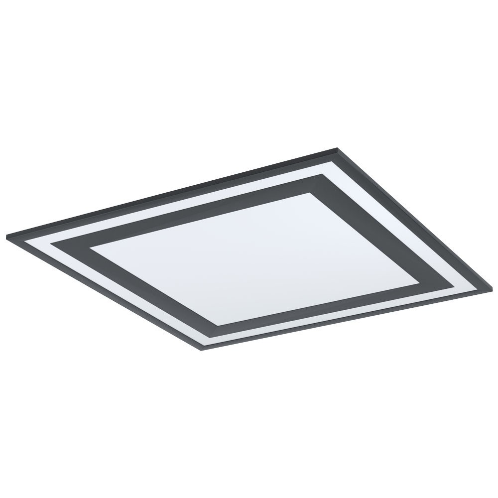 Eglo 99039 "SAVATARILA" 59,5 Cm Uzunluğunda 59,5 Cm Genişliğinde Alüminyum Siyah Led Panel