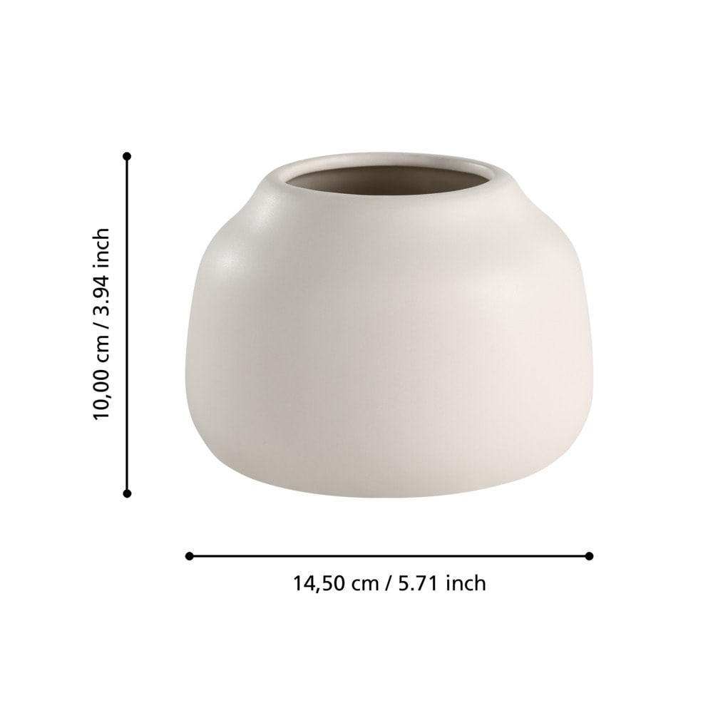 Eglo 421398 "LOVRAN" 10 Cm Yüksekliğinde Seramik Vazo