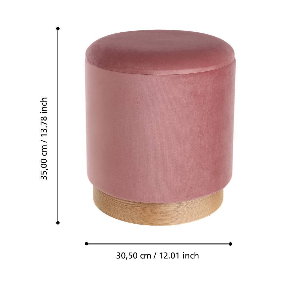 Eglo 424031 "MASHIKE" 42 Cm Yüksekliğinde 37 Cm Çapında Bembe Polyester Puf 2'Li Set