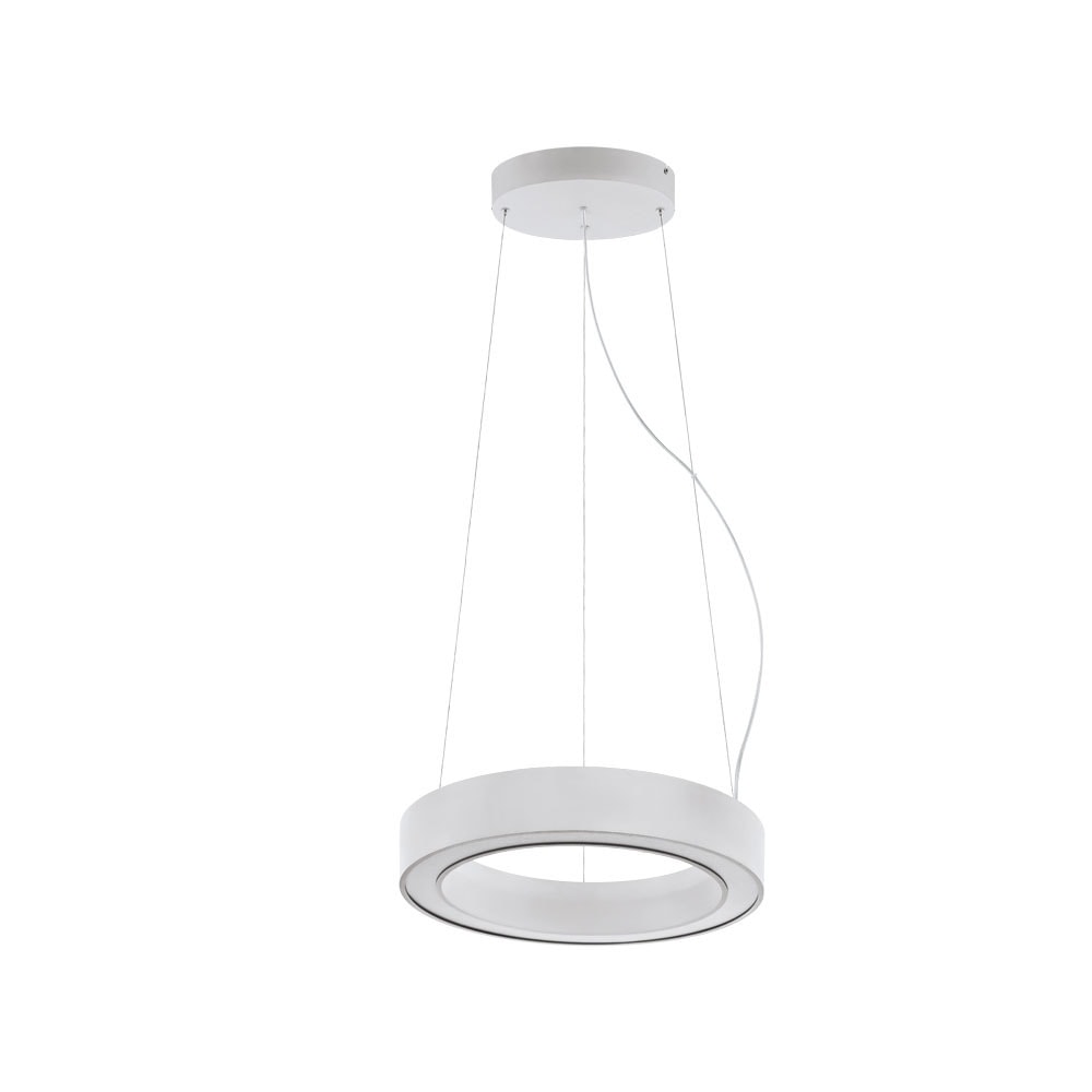 Eglo 63085 "PASTRENGO 2" 50 Cm Çapında Çelik Gümüş Sarkıt Avize